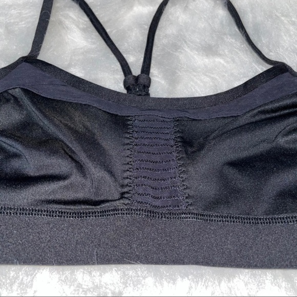 Free People Movement Refine Black Mesh Sports Bra - Picture 4 of 7